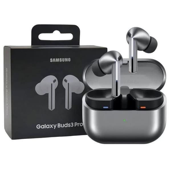 Samsung Galaxy Buds3 Pro Wireless Bluetooth Earbuds with Charging Case – Silver
