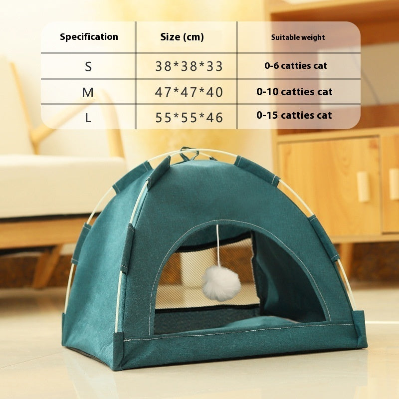 Cathouse Breathable Pet Tent Nest – Indoor And Outdoor Cat Room
