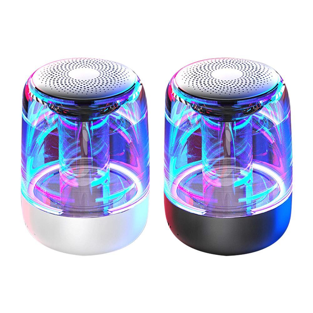 Portable Bluetooth Column Speaker – Powerful Bass & LED Mood Lighting