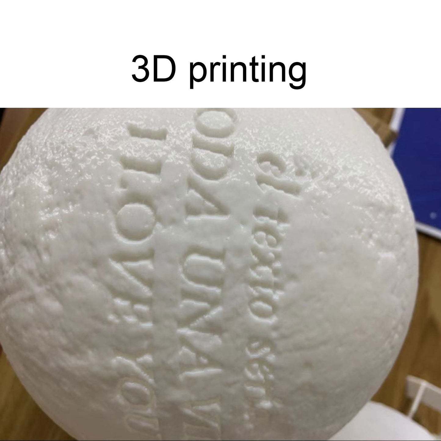 Rambery Moon Lamp – Rechargeable 3‑Color 3D Night Light