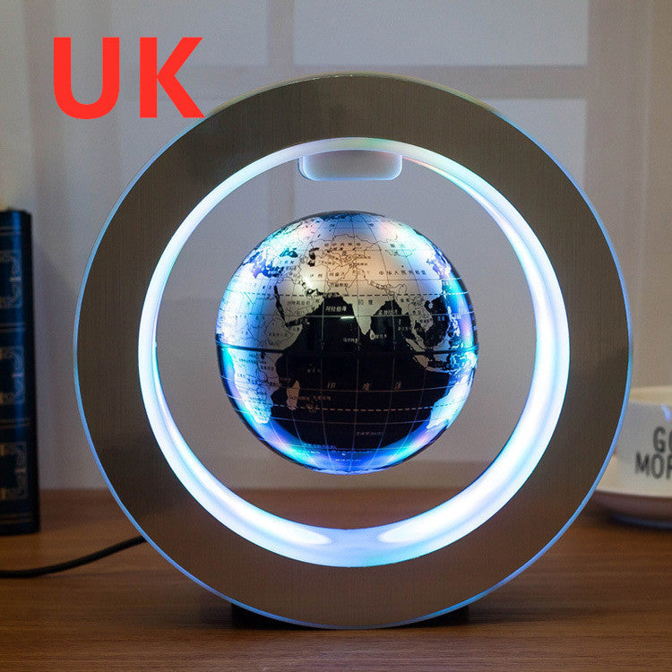 Round LED World Map Floating Globe – Anti-Gravity Light