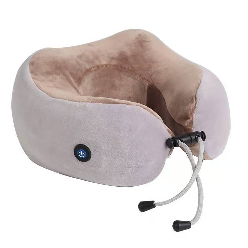 U-Shaped Electric Neck Massager Pillow – Heated Shiatsu Relief