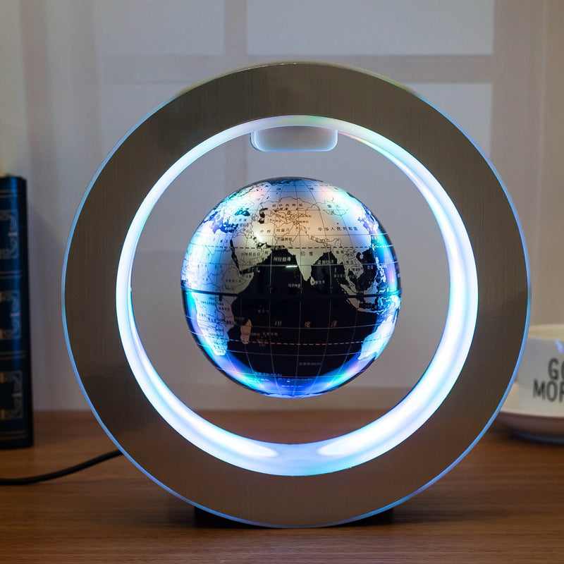 Round LED World Map Floating Globe – Anti-Gravity Light