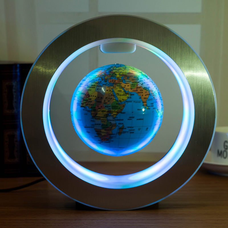 Round LED World Map Floating Globe – Anti-Gravity Light