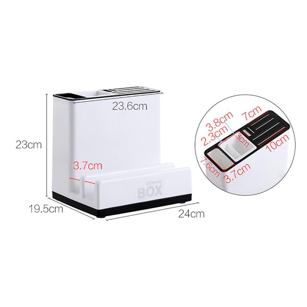 Tableware Knife Rack Storage — Space‑Saving Plastic Kitchen Holder