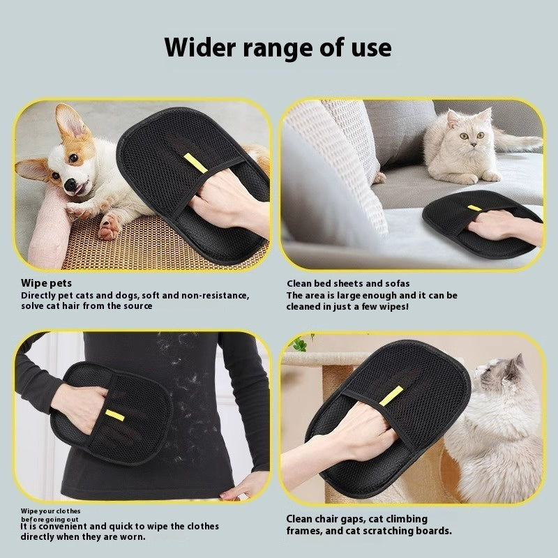 Premium Pet Hair Remover Mitt – Reusable Deshedding Glove