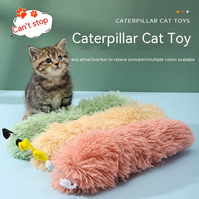 Premium Caterpillar Ringing Cat Toy