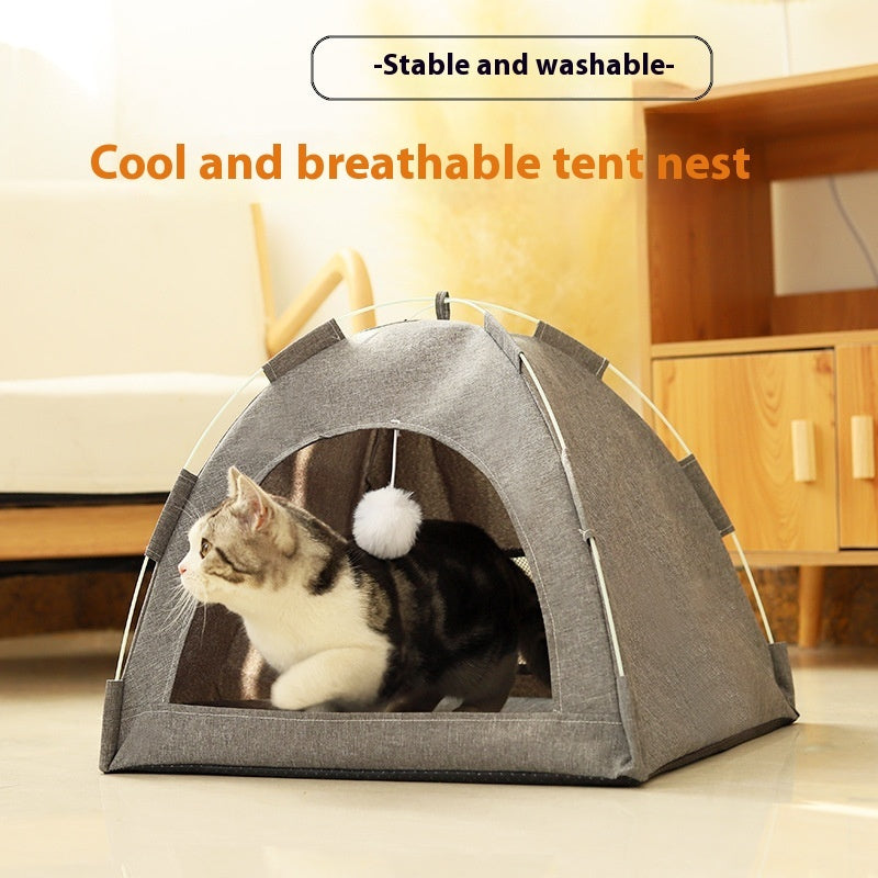 Cathouse Breathable Pet Tent Nest – Indoor And Outdoor Cat Room