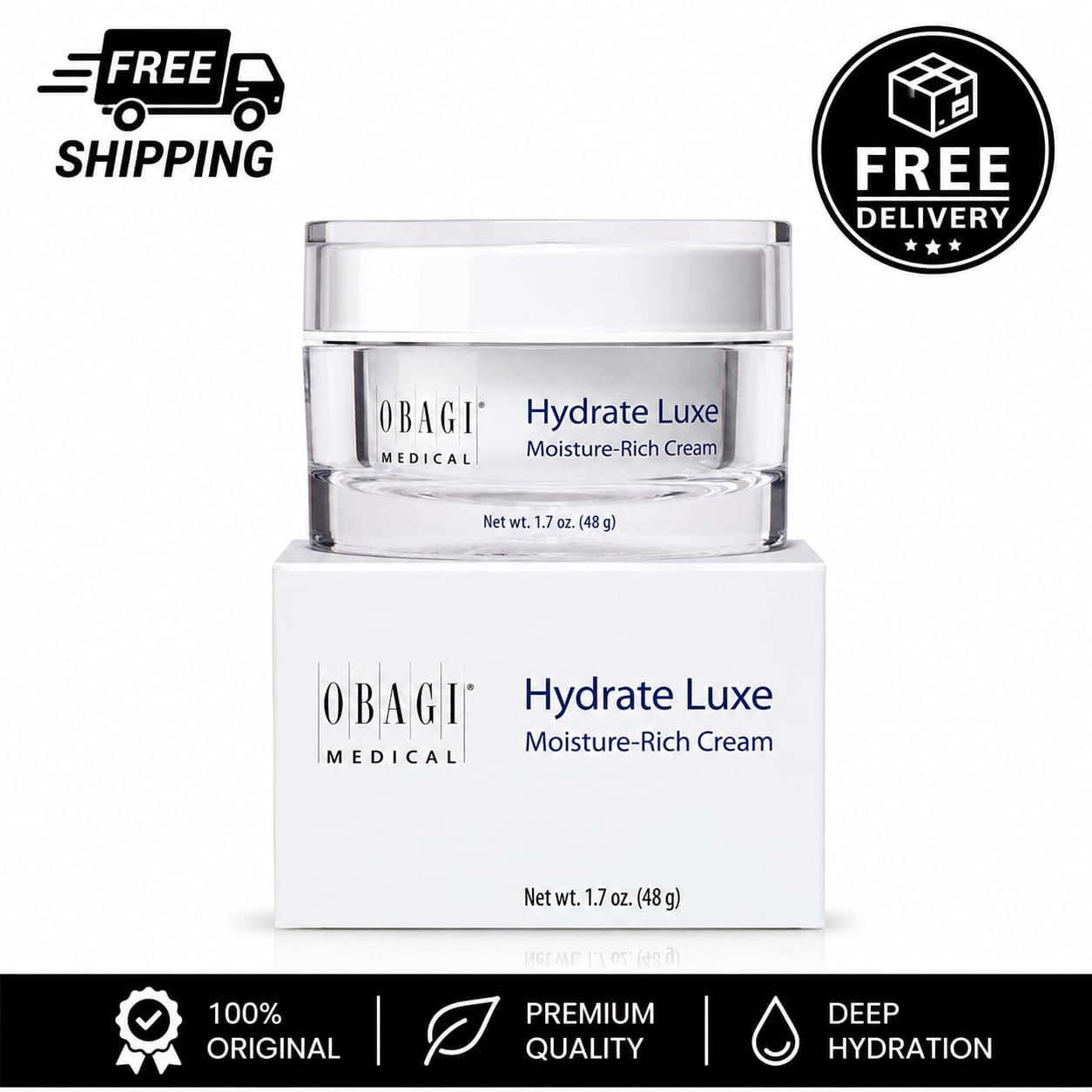 Obagi Medical Hydrate Luxe Moisture Rich Cream 1.7oz