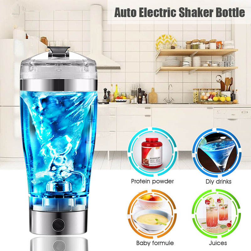 Automatic Mixing Shaker Cup – Rechargeable Fitness Blender Bottle