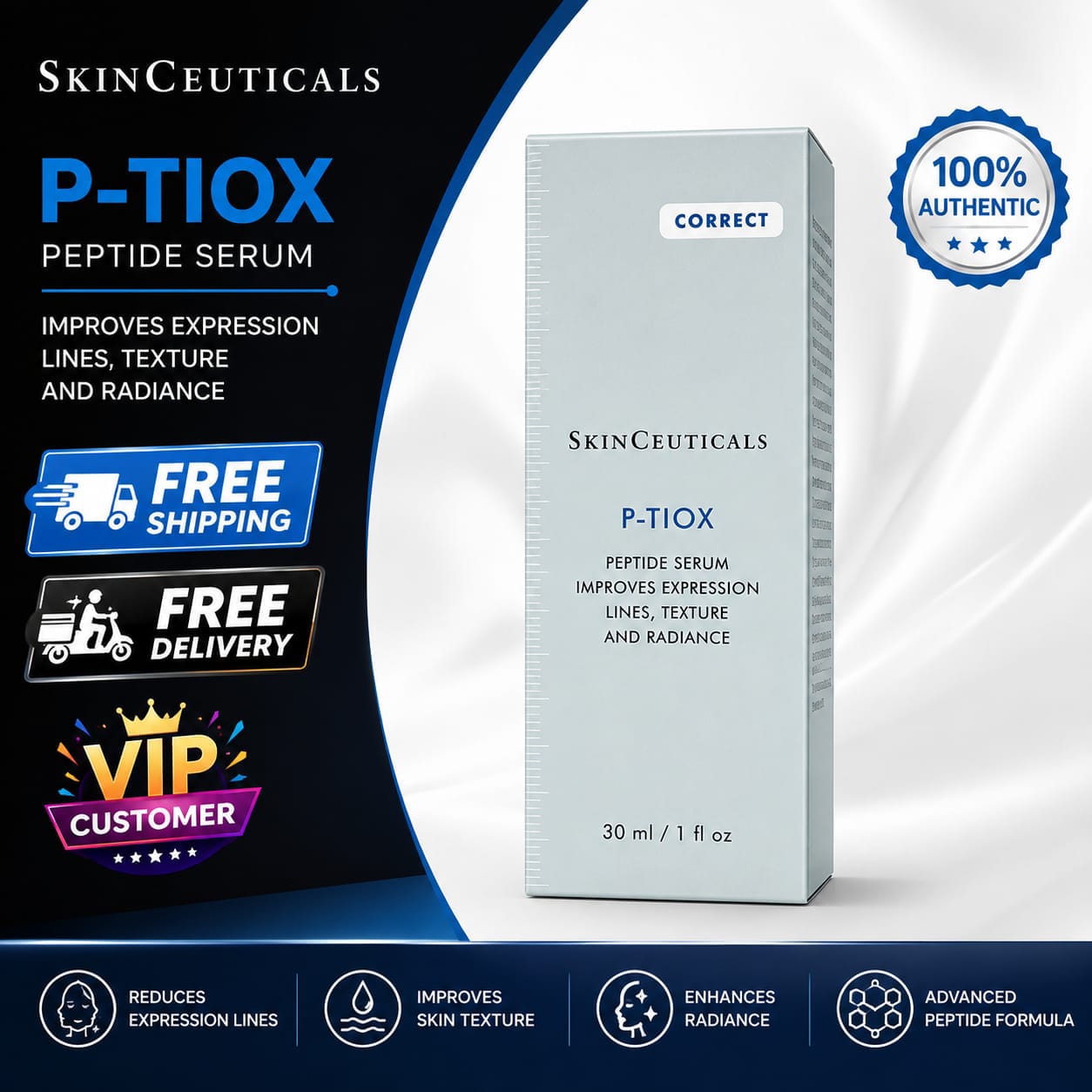 SkinCeuticals P-TIOX Peptide Serum 1 fl oz / 30mL