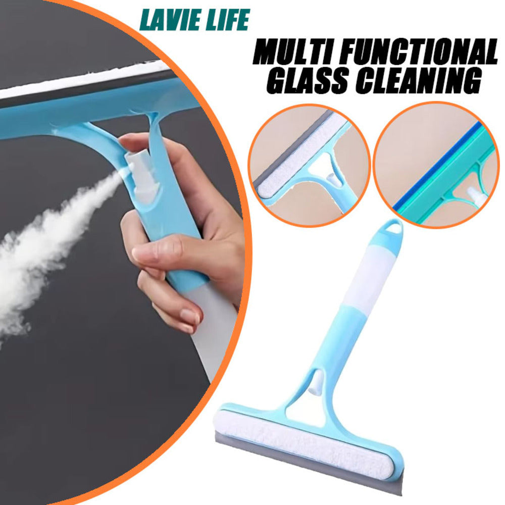 Multi‑Function Glass Wiper Sprayer Brush – Window Cleaning Tool