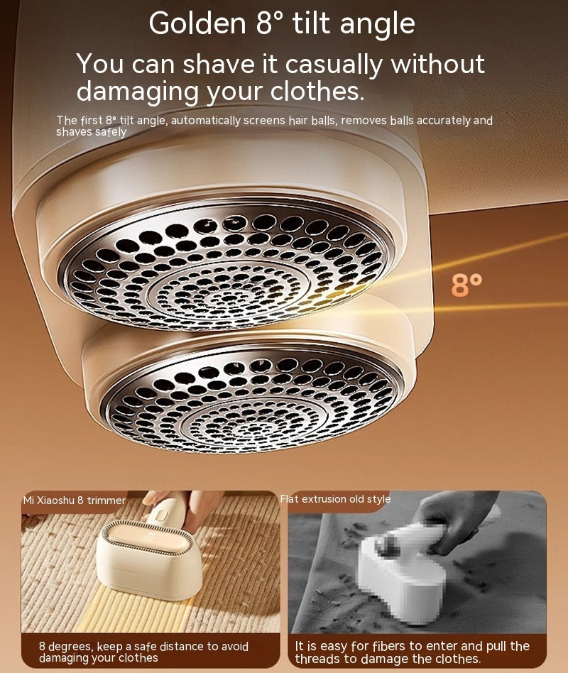 USB‑Rechargeable Fabric Hair Ball Trimmer & Lint Shaver – Efficient USB Charging & Portable Design