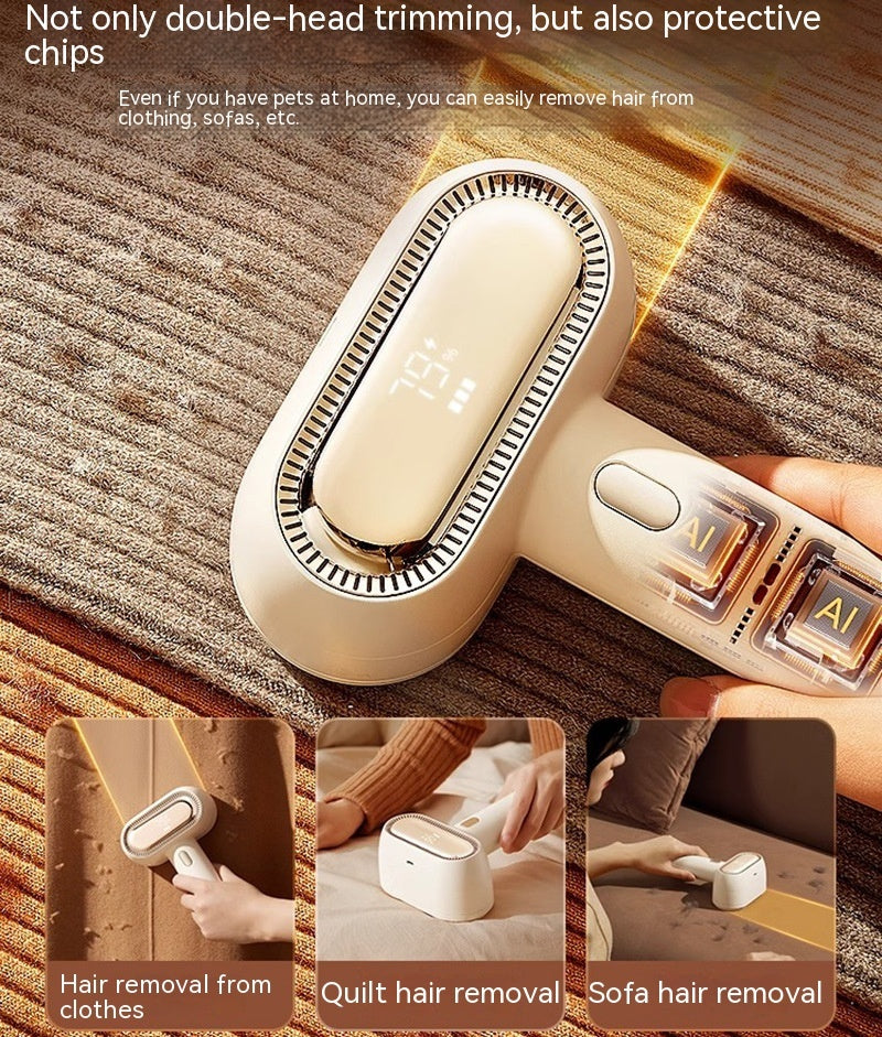 USB‑Rechargeable Fabric Hair Ball Trimmer & Lint Shaver – Efficient USB Charging & Portable Design