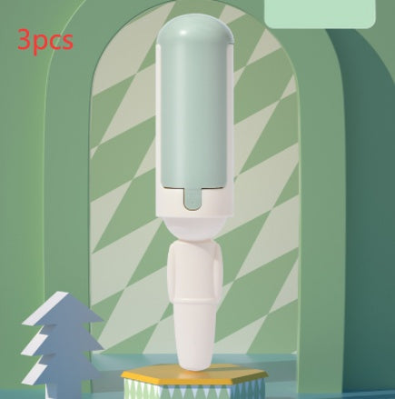 Pet Hair Remover Roller – Ergonomic Non‑Slip Handle with Self‑Cleaning Dust Base