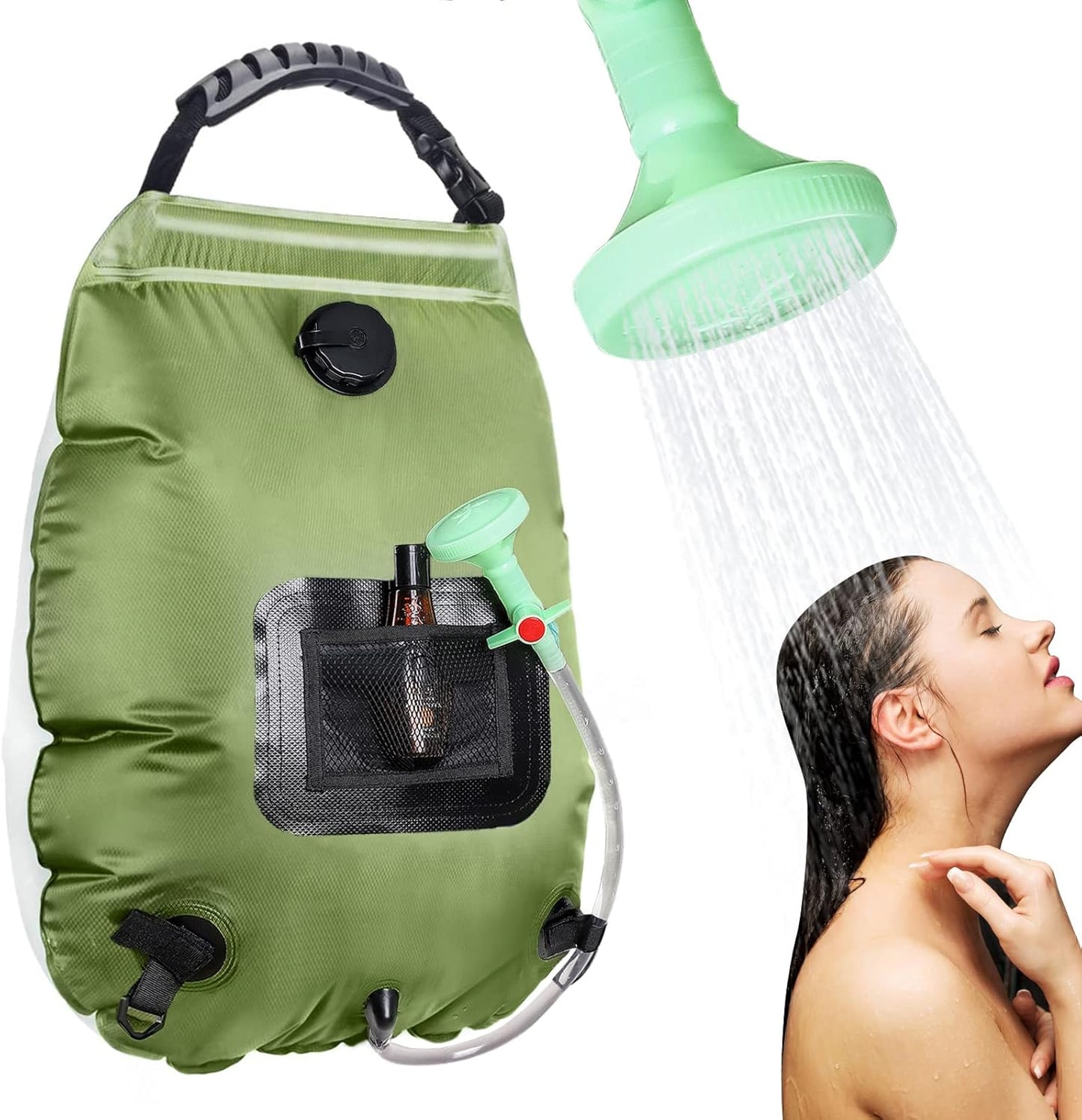 Warm Outdoor Bath Anywhere – Solar Shower Bag 20 L 🏕️
