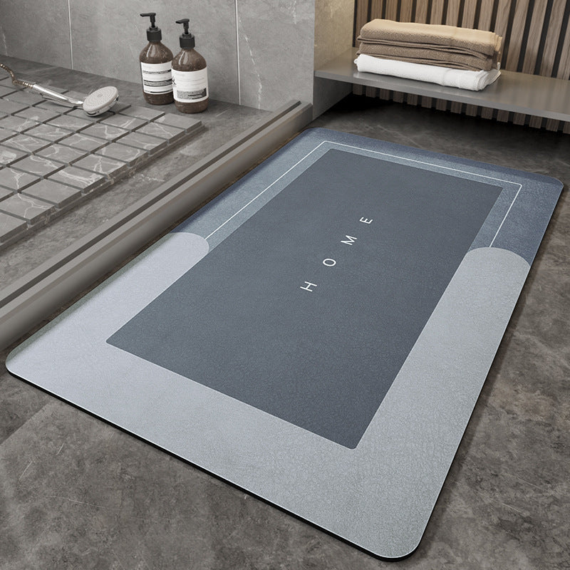 Cushion Cushion Bathroom Mat – Soft Sliding‑Door Foot Mat