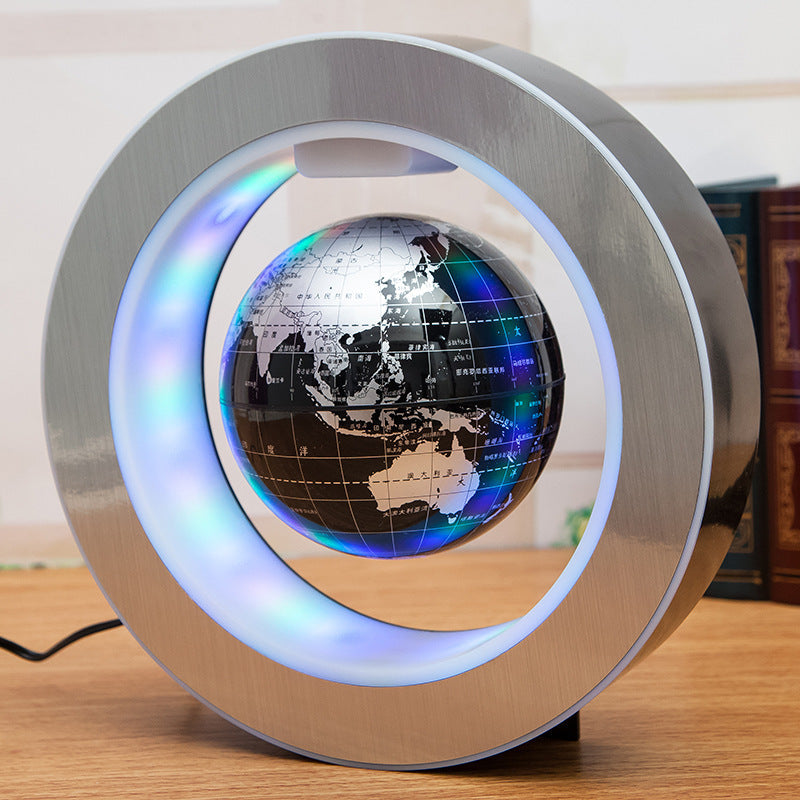 Round LED World Map Floating Globe – Anti-Gravity Light