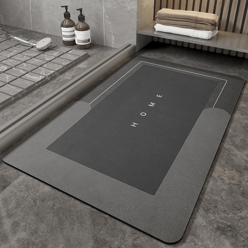 Cushion Cushion Bathroom Mat – Soft Sliding‑Door Foot Mat