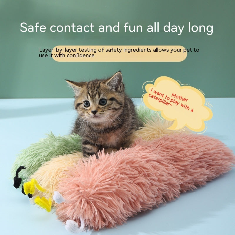 Premium Caterpillar Ringing Cat Toy