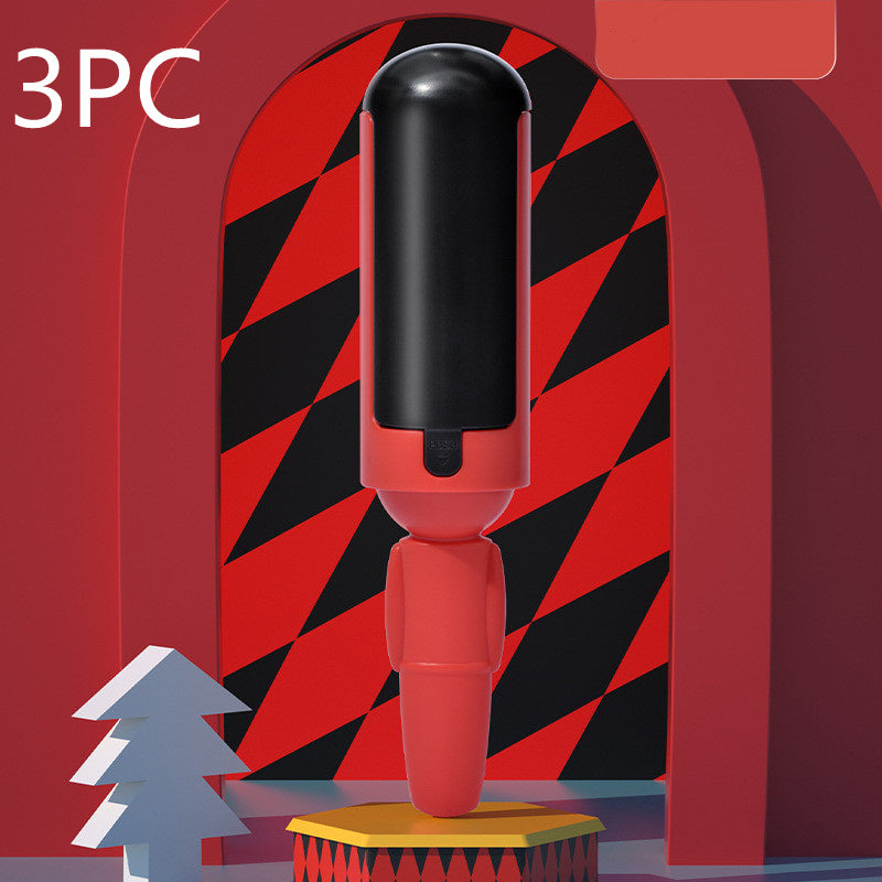 Pet Hair Remover Roller – Ergonomic Non‑Slip Handle with Self‑Cleaning Dust Base