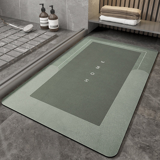 Cushion Cushion Bathroom Mat – Soft Sliding‑Door Foot Mat