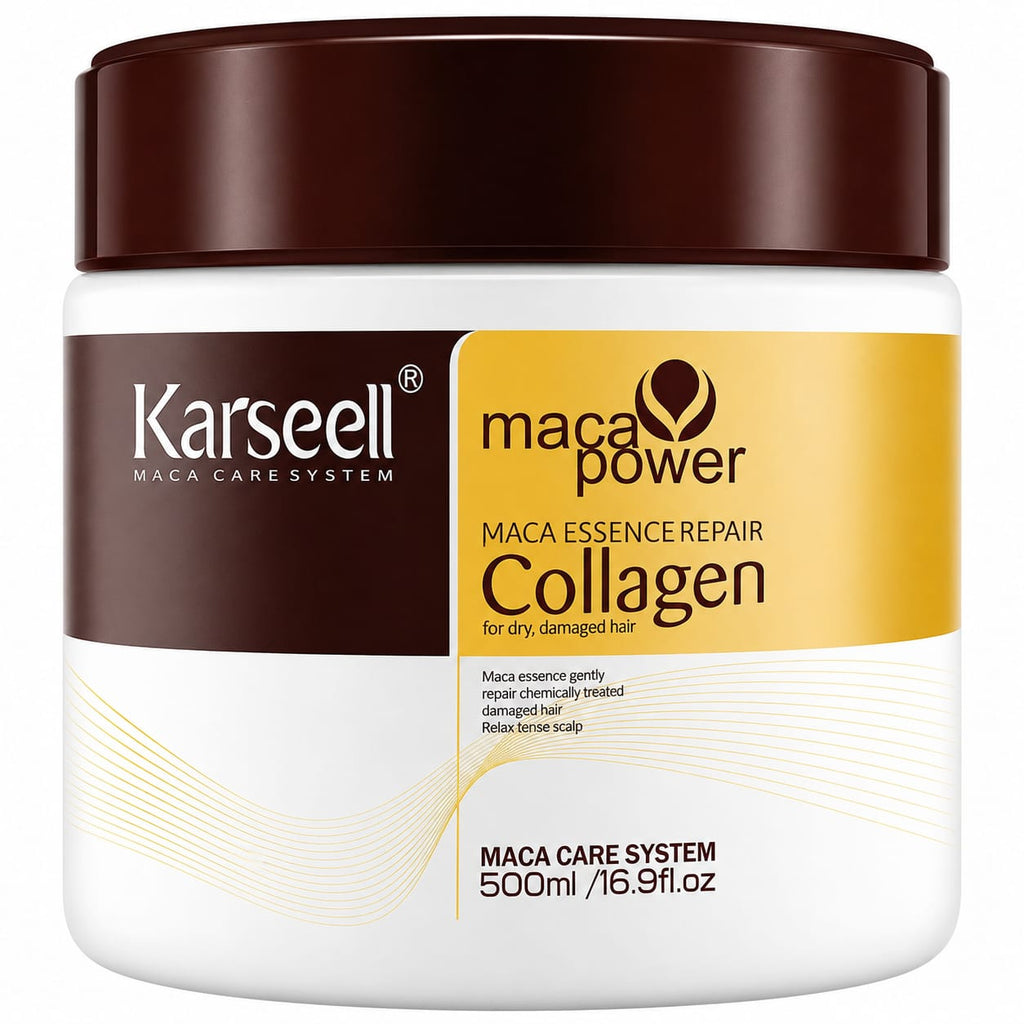 Karseell Maca Power Essence Repair Collagen Hair Mask Treatment 500ml / 16.9 oz