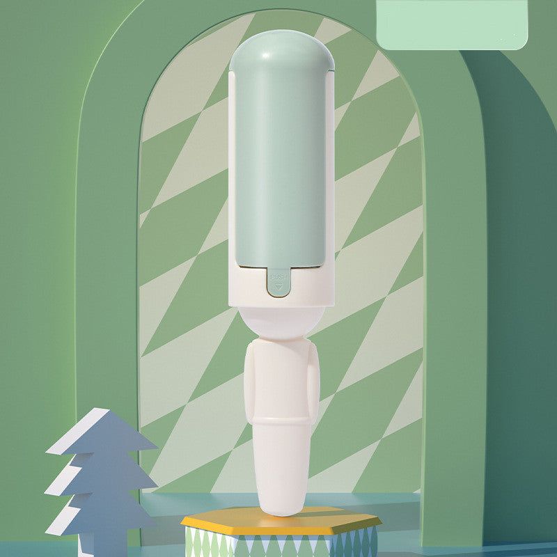 Pet Hair Remover Roller – Ergonomic Non‑Slip Handle with Self‑Cleaning Dust Base