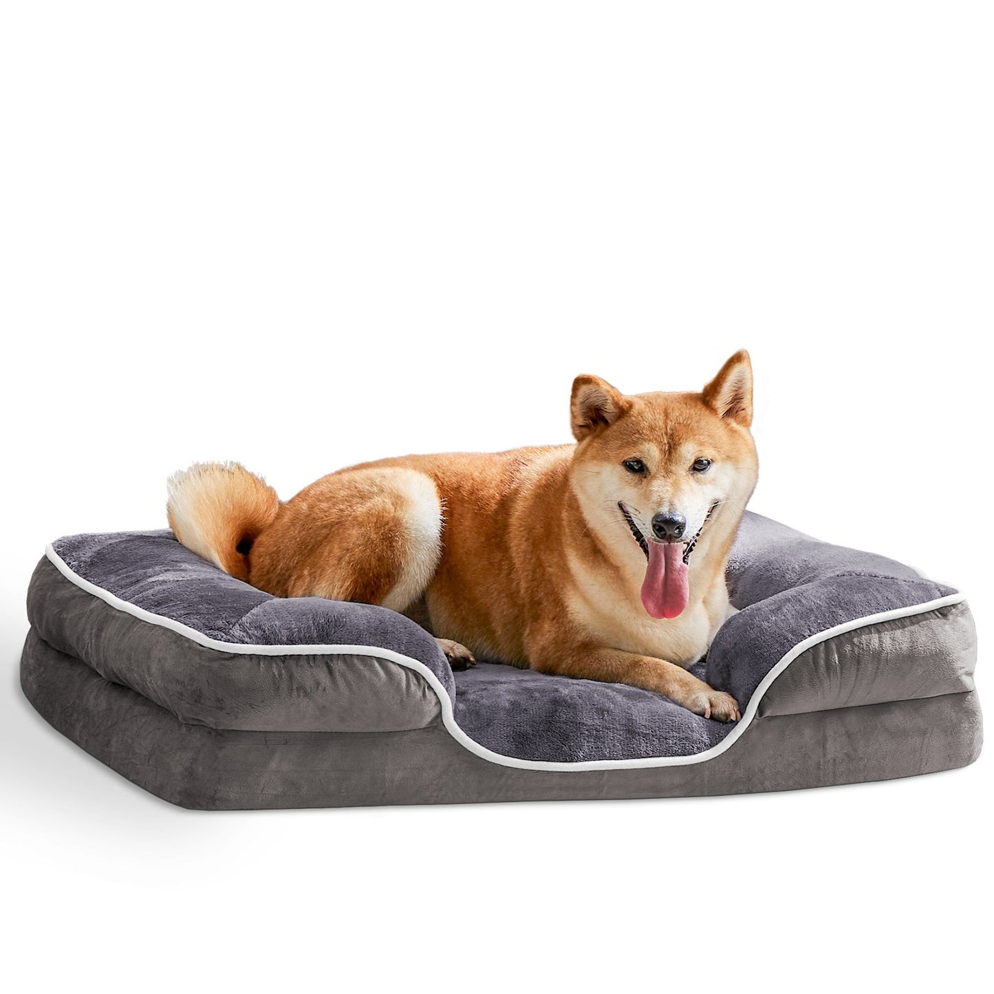 Memory Foam Pet Bed for Small Dogs & Cats – Washable Cover Waterproof Liner