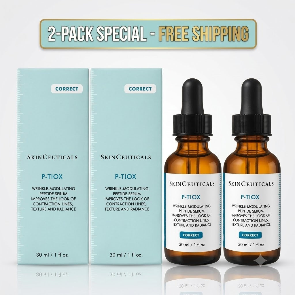SkinCeuticals P-TIOX Wrinkle-Modulating Peptide Serum 30ml (2-Pack) | Anti-Aging Facial Serum