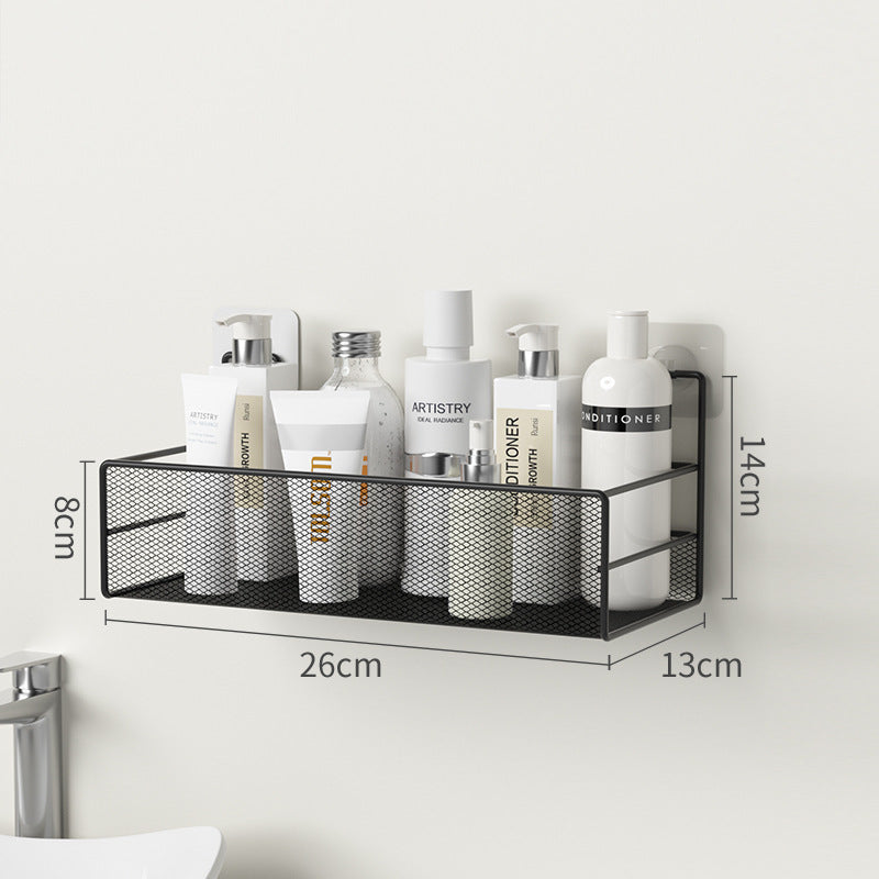 Wall-Mounted Bathroom Shelf – No-Drill Shower & Shampoo Organizer