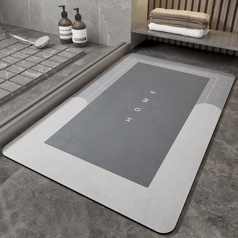 Cushion Cushion Bathroom Mat – Soft Sliding‑Door Foot Mat