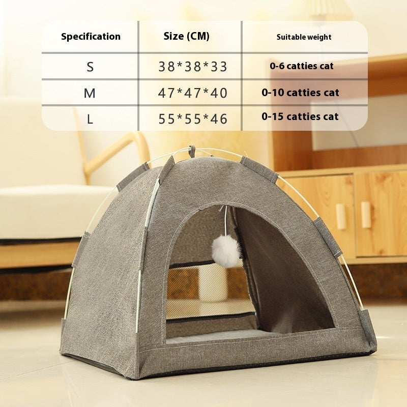 Cathouse Breathable Pet Tent Nest – Indoor And Outdoor Cat Room