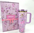 Stanley x LoveShackFancy Quencher H2.0 FlowState Floral Tumbler – Purple – 40 oz
