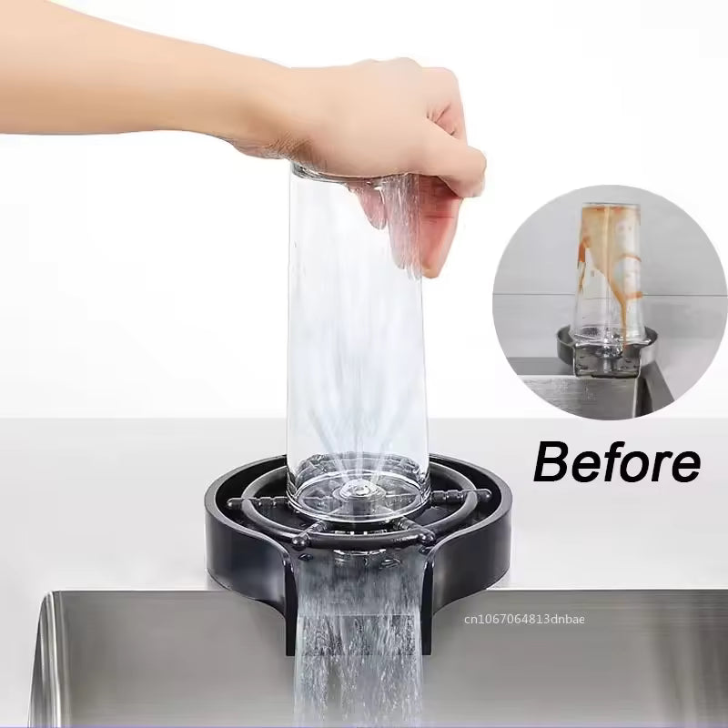 Bar Counter Cup Rinser – High-Pressure Spray Washer for Glasses & Pitchers