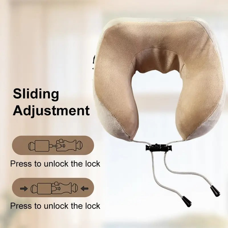 U-Shaped Electric Neck Massager Pillow – Heated Shiatsu Relief