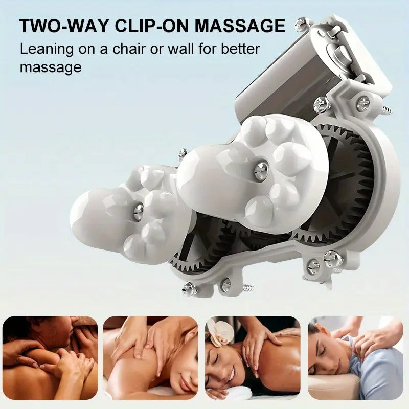 U-Shaped Electric Neck Massager Pillow – Heated Shiatsu Relief