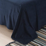 Navy Blue Velvet-Luxury Bed Sheet Set